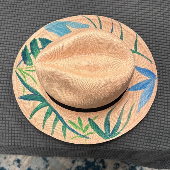 SensiStudio Hand Painted Panama Hat - Picture 5 of 5